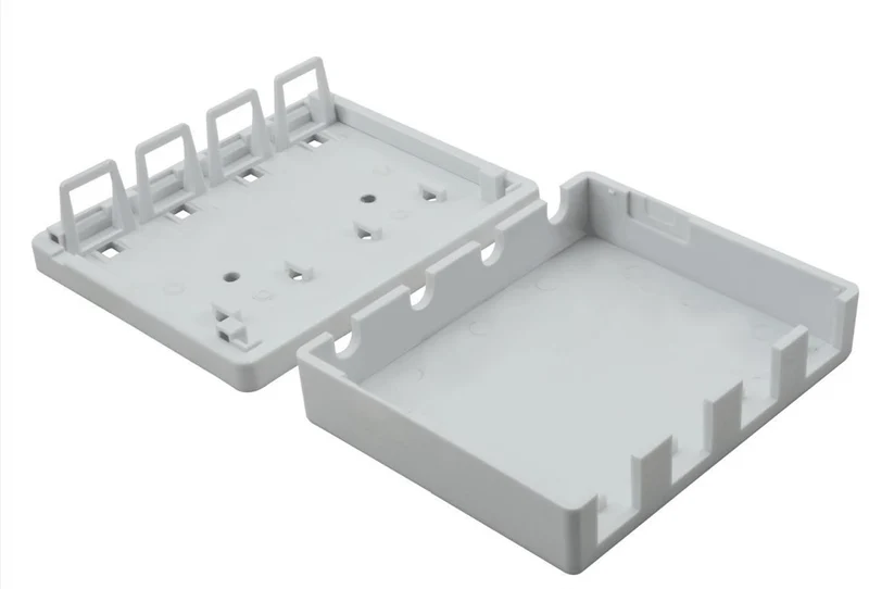 Keystone-Leergehäuse 4-port