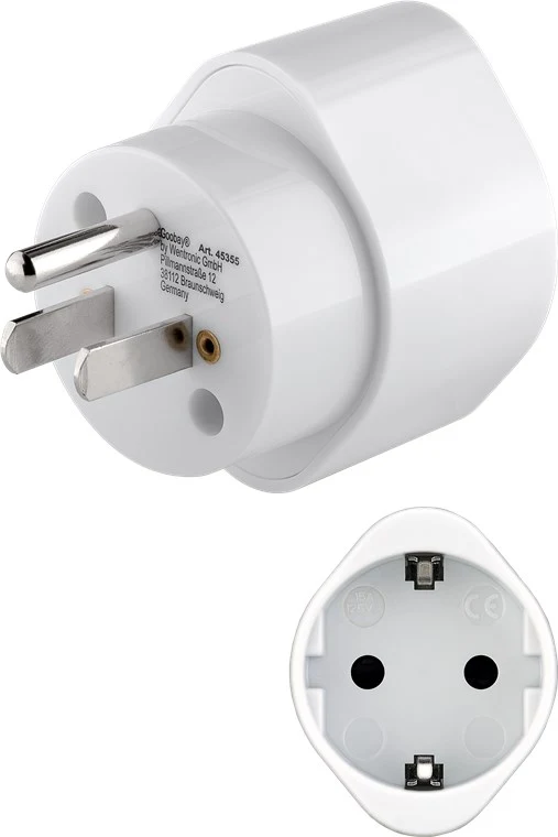 Netzadapter US/Japan, Weiß