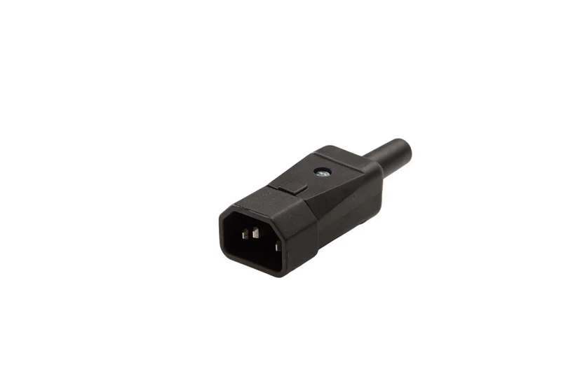 Martin Kaiser C14 IEC Stromanschluss 10A 250V Schwarz - 749/SW [2 Stück]
