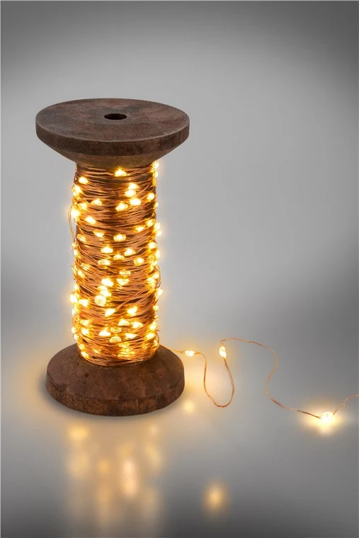 LED-Lichterkette "Garnspule", groß