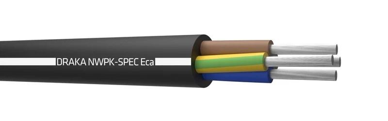 Draka Schwerlast Neopren Kabel 4G2.5mm² Eca Klasse - 820744 [5 Meter]