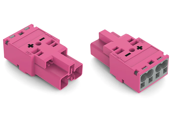 Wago 2-Pin Stecker 4.00mm Pink - 770-292/082-000 [100 Stück]