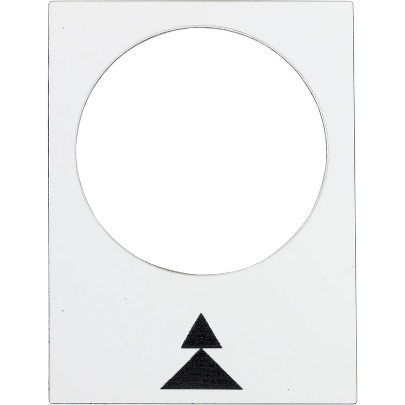 Harmony XB4 Beschriftungsplatte 30x40mm Weiß Rechts Langsam-Schnell - ZB2BY4909 [5 Stück]