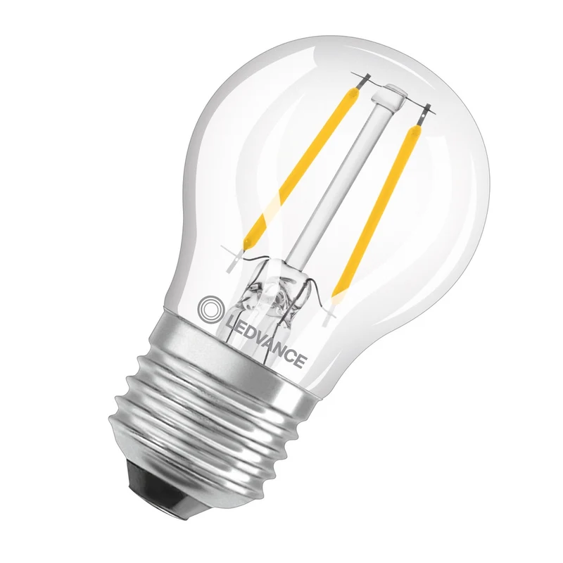 Led Klassische E27 Klare Filamentlampe 2.5W 827 Warmweiß - 4099854069192 [2 Stück]