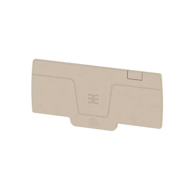 Klemmenblock Endplatte 84mm X 2.4mm Dunkelbeige - 1988320000 [20 Stück]