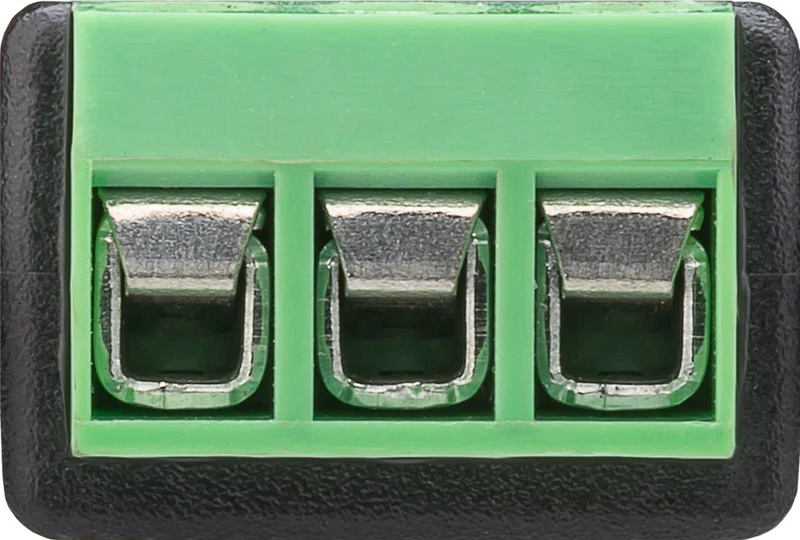 Terminal Block 3-pin > Klinke 3,5 mm Buchse (3-Pin, stereo)