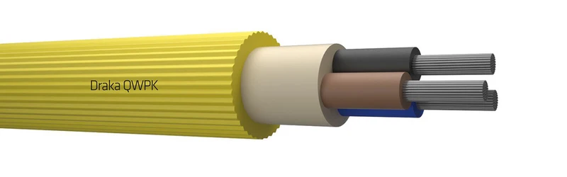 Draka QWPK Schwerlast PUR Kabel 3G4mm² 450/750V Gelb - 120431 [2 Meter]