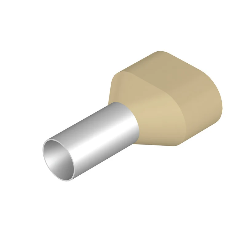Zwillingsdraht-Endhülse 10mm² Elektrogalvanisiertes Kupfer - 9004940000 [20 Stück] [40 Stück]