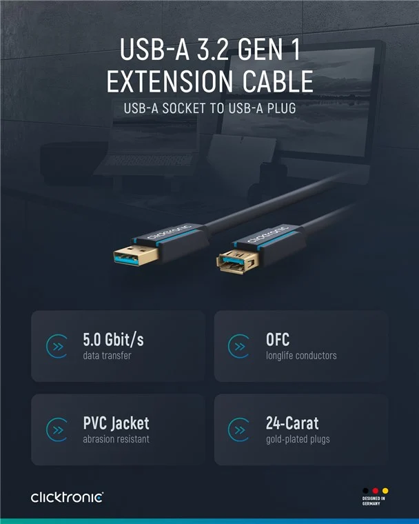 USB-A-Verlängerungskabel