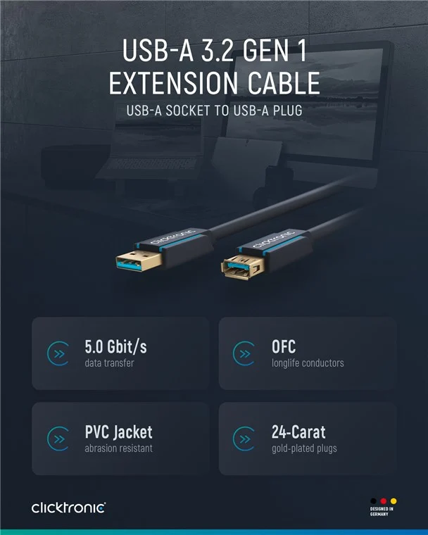 USB-A-Verlängerungskabel