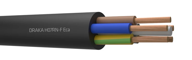H07RN-F Flexibles Neoprenkabel 5G16mm2 Schwarz - 809928 [2 Meter]