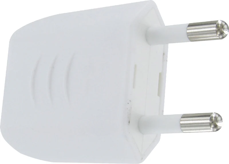 Euro Stromstecker 2.5A Weiß - 177013009 [10 Stück]