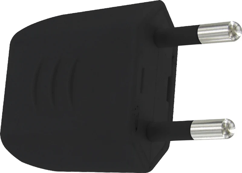 Euro Stromstecker 2.5A Seitenanschluss Schwarz - 177015001 [10 Stück]