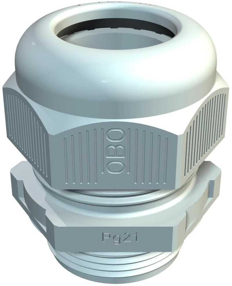 PG9 IP68 Kabelverschraubung Mit Zugentlastung RAL 7001 - 2022613 [10 Stück]