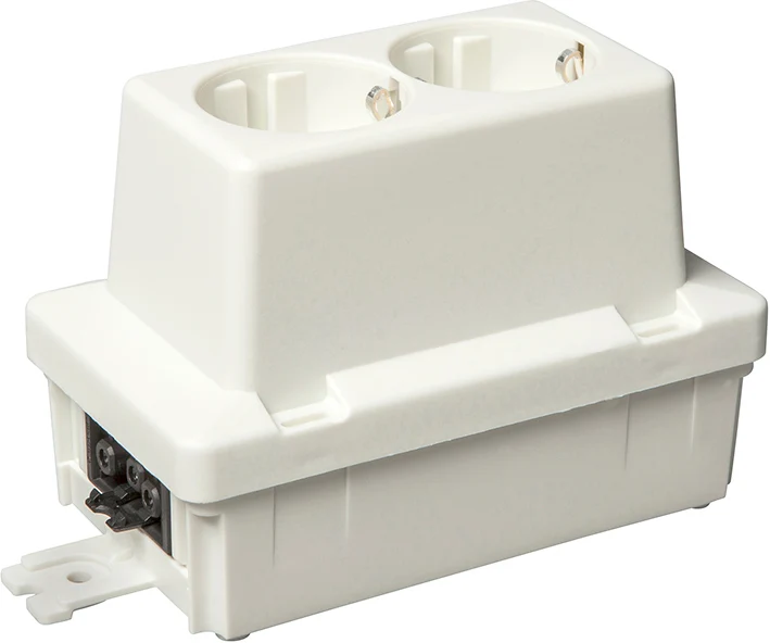 ABB Doppeltes Schuko-Steckdose Mit GST18 Strom-Enddose (Europäische Steckdose) - 1SPA007102F9300 [5 Stück]