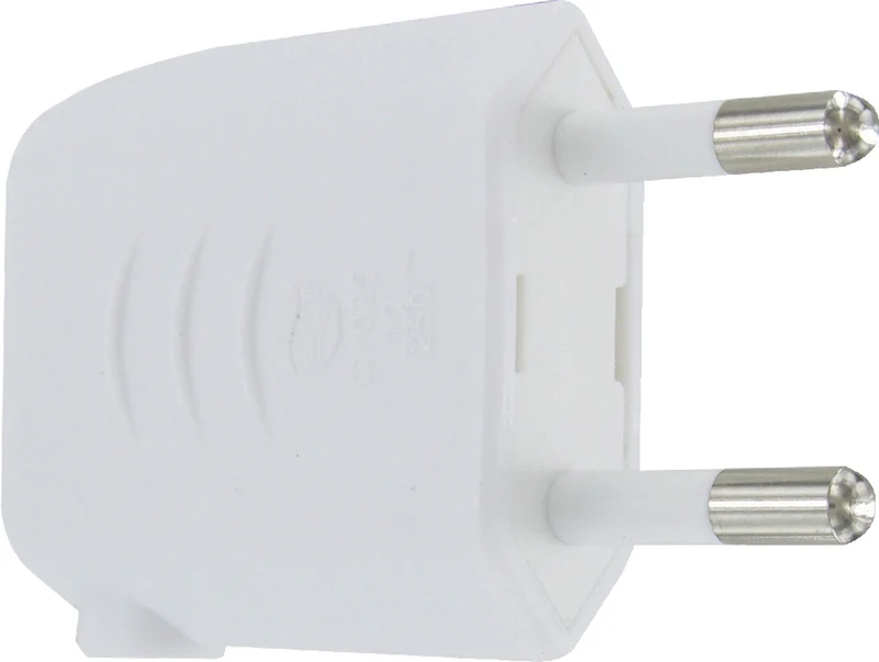 Euro Stromstecker 2.5A Seitenanschluss Weiß - 177092004 [10 Stück]
