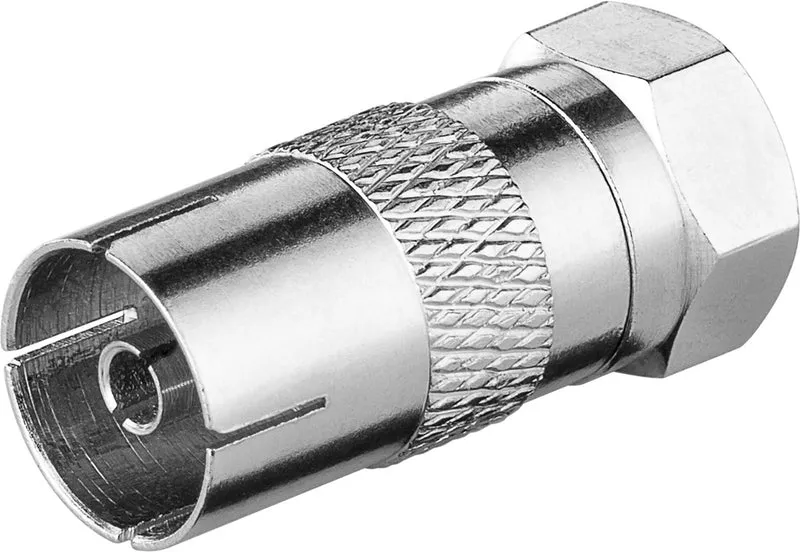 F-Adapter: F-Stecker > Koax-Buchse