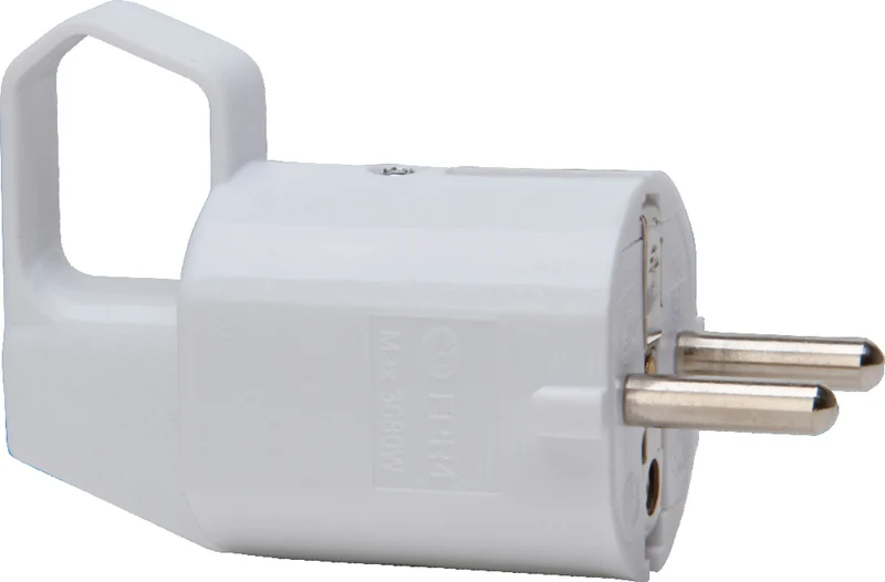 Rechtwinkliger Geerd Stecker CEE 7/VII Mit Zugentlastung - 170313001 [10 Stück]