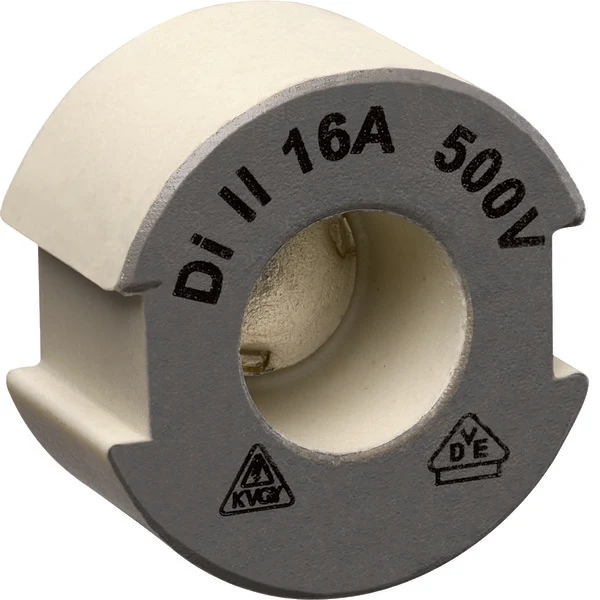 Hager E27 DII Push-In Keramiksicherung Messschraube 16A 500V - LE27P16 [10 Stück]