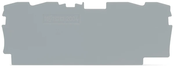WAGO TOPJOB-S Ende Und Zwischenplatte 1mm Grau - 2004-1491 [20 Stück]