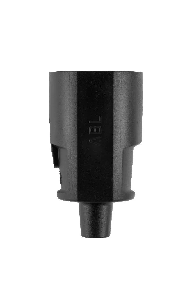 ABL Kompakter Schuko IP20 PP Stecker Schwarz - 100000057 [2 Stück]