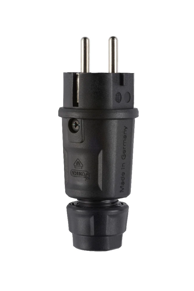 Abl Hightech Ip54 Schuko-Stecker Mit Doppelter Erdung - 100000064 [2 Stück]
