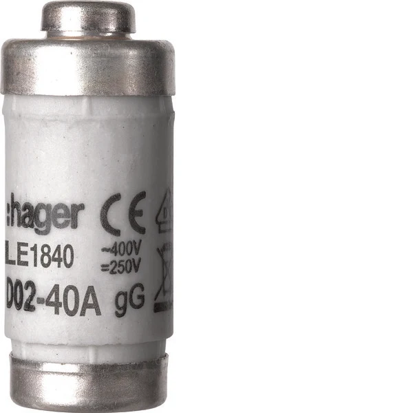 Hager Le1840 D02 Sicherungseinsatz 40A 400V - Le1840 [2 Stück]