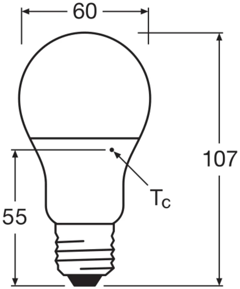 LEDVANCE Klassisch A P E27 LED Lampe 4.9W 840 Matt - 4099854049538 [2 Stück]