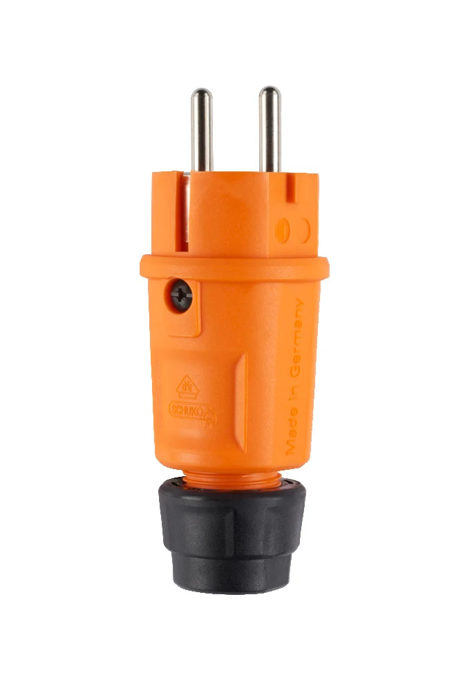 Hightech IP54 Schuko Doppelter Erdungsstecker - 100000067 [10 Stück]