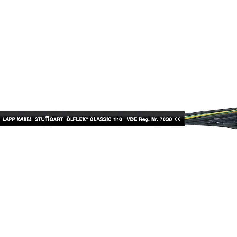 Lapp Olflex Classic 110 Steuerkabel 4x0.75mm Schwarz - 1119893 [20 Meter]
