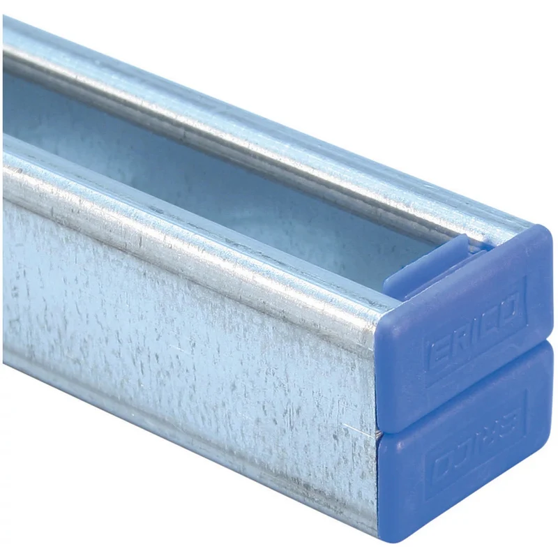 Blaue Stützprofil Endkappe 41x41mm - 313305 [5 Stück]