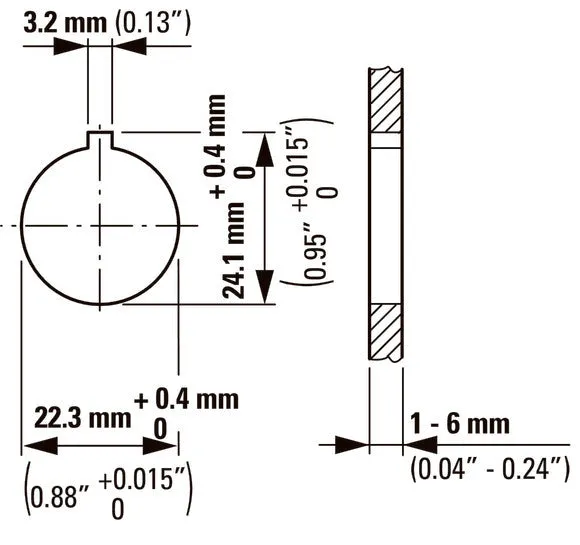 Eaton RMQ-Titan Stopptextlabelträger 22mm - 216494 [5 Stück]