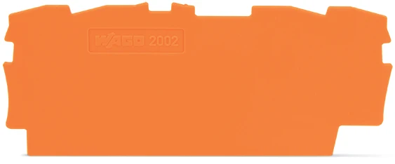 Wago TopJob S Ende Und Zwischenplatte 0.8mm Orange - 2002-1492 [20 Stück]