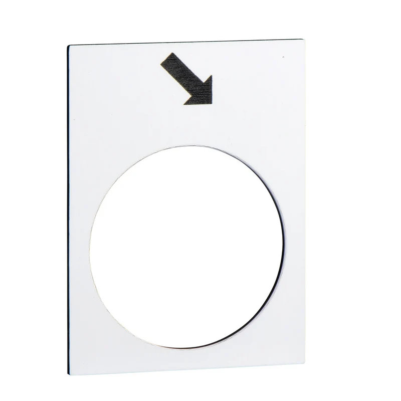 Schneider Harmony Vorwärtsrichtung Etikett 30x40mm Weiß - ZB2BY4913 [5 Stück]