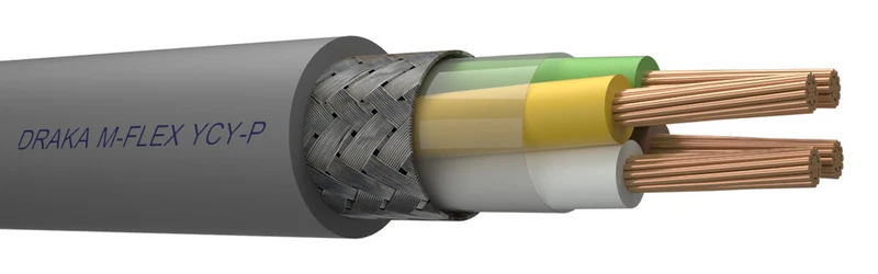Draka M-Flex YCY-P Geschirmtes Steuerkabel 2x2x0.5 - 126680 [10 Meter]