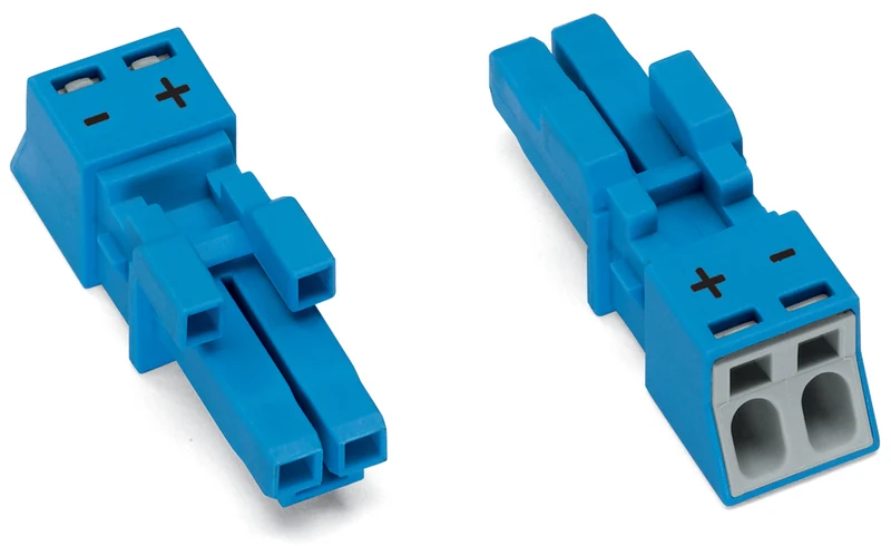 Wago 890-1102 2-Pole Weiblicher Anschluss 250V 16A Blau - 890-1102 [2 Stück]