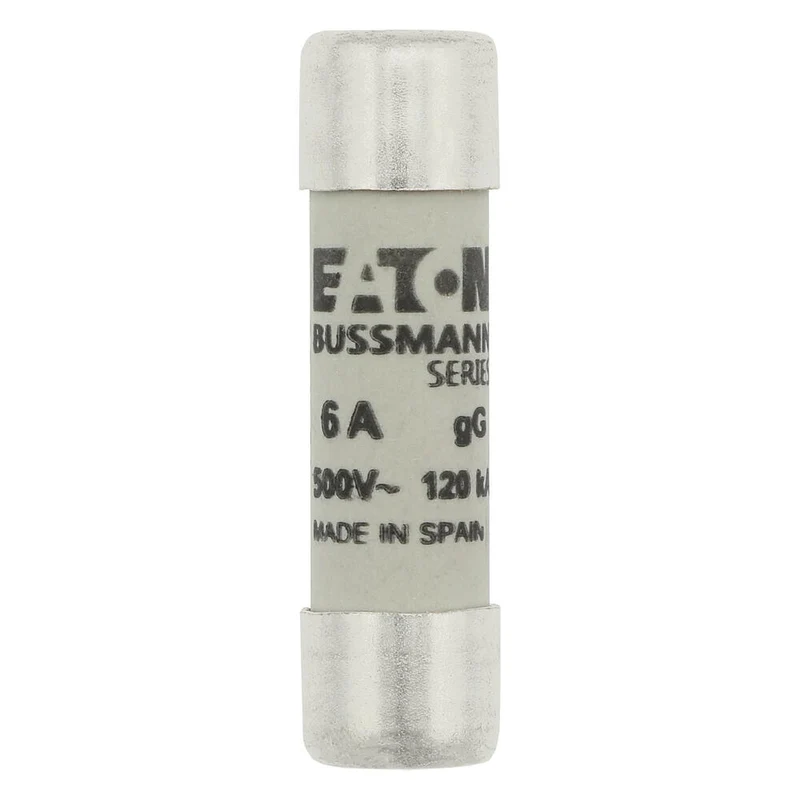 Niederspannungszylinder Sicherung 6A 500V AC IEC 10x38mm - C10G6 [10 Stück]