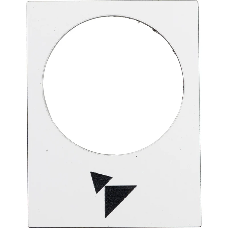 Harmony XAC Vorwärts Langsam-Schnell Symbol Etikett 30x40mm Weiß - ZB2BY4915 [5 Stück]