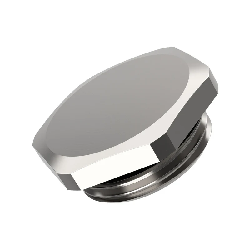 Skindicht M20 Messing Vernickelt Blinde Stopfen Mit O-Ring - 52103425 [5 Stück]
