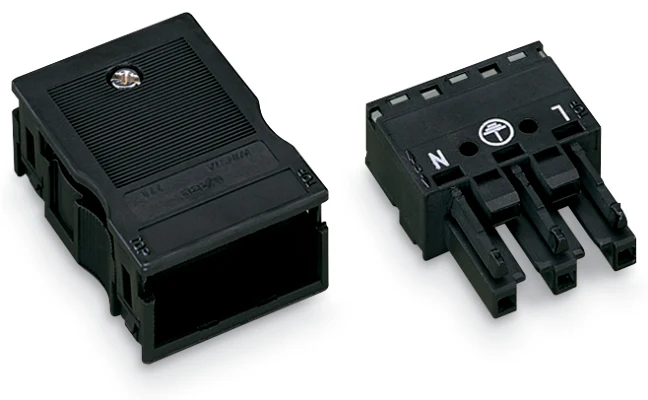 Wago 770-103 3-poliger Weiblicher Stecker Mit Zugentlastung - 770-103 [2 Stück]