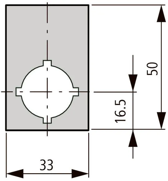 Eaton Not-Aus-Schild 50x33mm Gelb - 216475 [2 Stück]
