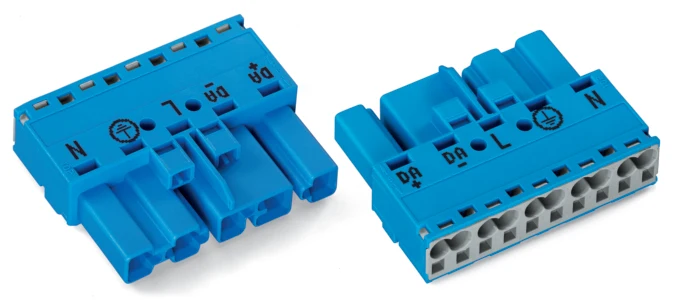 Wago Winsta Midi 5-poliger Stecker Blau - 770-1115 [2 Stück]