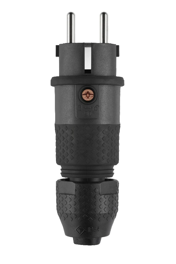 ABL Professionelle IP54 Schuko Stecker Schwarz 16A - 100000068