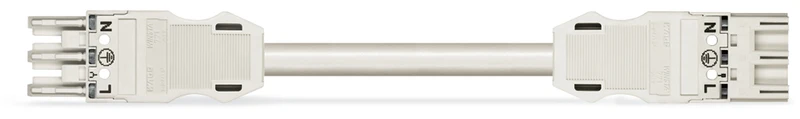 WAGO B2ca Vorgefertigtes Kabel 3x1.5mm 2M Weiß - 771-9293/016-202