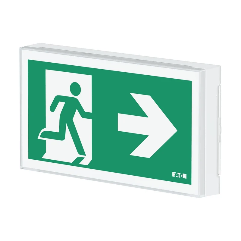 Eaton FlexiTech LED Notausgangs Wandleuchte 20m IP66 - FT2EW4IUCGL18IP