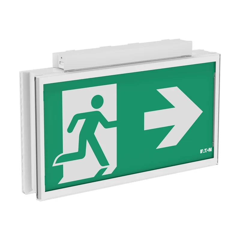 Eaton FlexiTech Doppelte LED Notausgangsbeleuchtung IP65 30m - FT3EC4IUCGL18IP