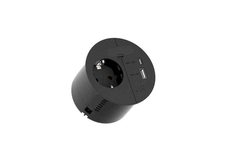 Bachmann Loop In Charge Power Hub 230V USB AC 22W (Europäische Steckdose) - 938.203