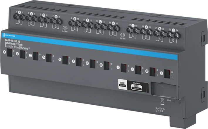ABB 12-Kanal 16A Schaltaktor Für Free@Home - 2CDG510027R0021