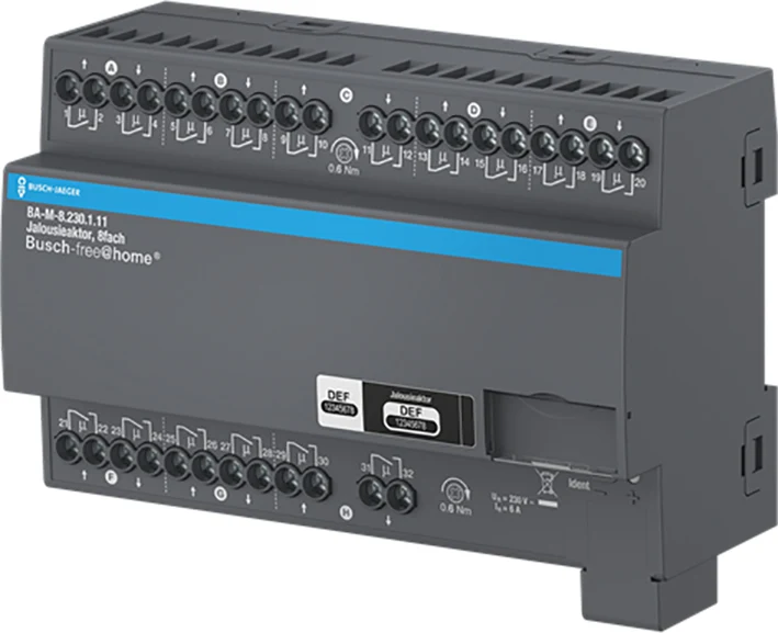 ABB 8-Kanal 230V Blinder Aktuator Free@Home - 2CDG510029R0021
