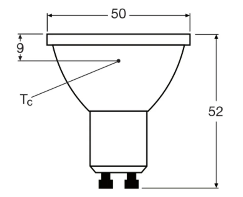LEDVANCE Leistung PAR16 GU10 LED Spot 9.6W 840 - 4099854071058